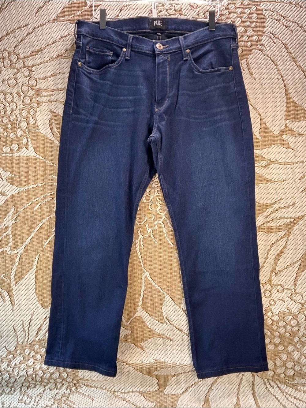 Paige Jeans Size 34 | Normandie Straight Leg Jennings Wash Men’s Denim